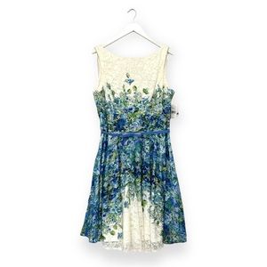 Reserved for @dinara_m 3 Danny and Nicole Dress Floral Lace Plus 18  fits 14/16